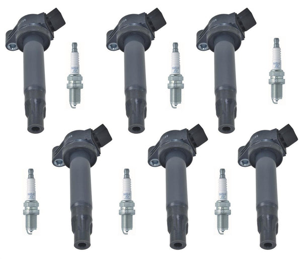 Ignition Coils & Spark Pugs For 2004-2010 Toyota Highlander 3.3L Gas & Hybrid