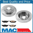 New Rear Disc Brake Rotors Ceramic Brake Pads 3pc for Dodge Stratus 4 Door 01-05