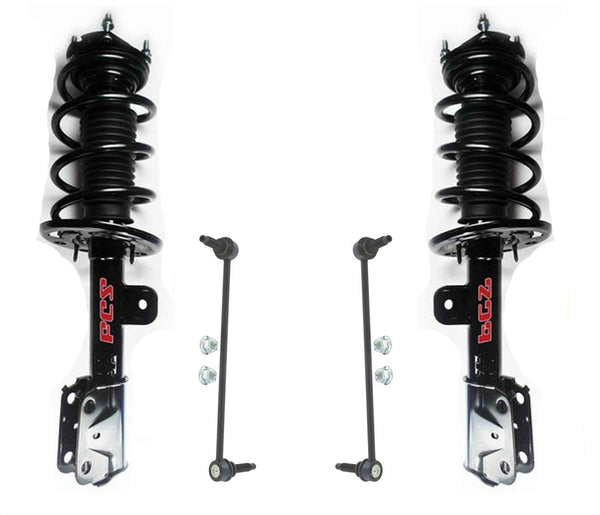 Front Complete Struts Sway Bar Fits For All Wheel Drive Ford Explorer 11-12 4pc