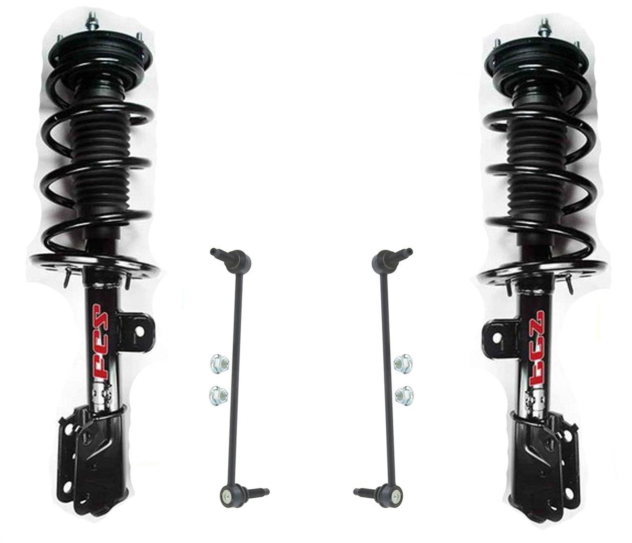 Front Coil Spring Struts & Sway Bar For Ford Explorer All Wheel Drive 2013-2019