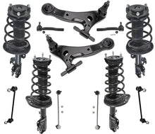 Front & Rear Struts Control Arms Tie Rods Fits Toyota Camry Hybrid 07-11 12Pcs