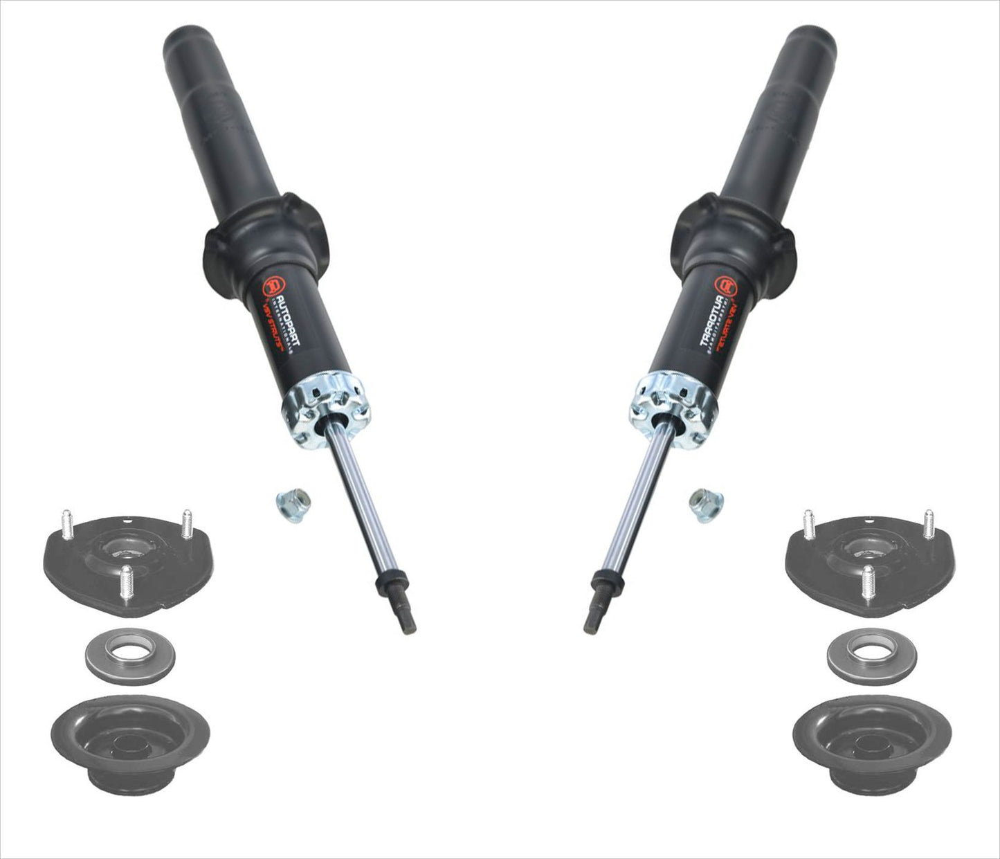 Fits For 10-12 Ford Fusion Front Struts W Upper Strut Mounts 4pc