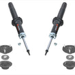 Fits For 10-12 Ford Fusion Front Struts W Upper Strut Mounts 4pc