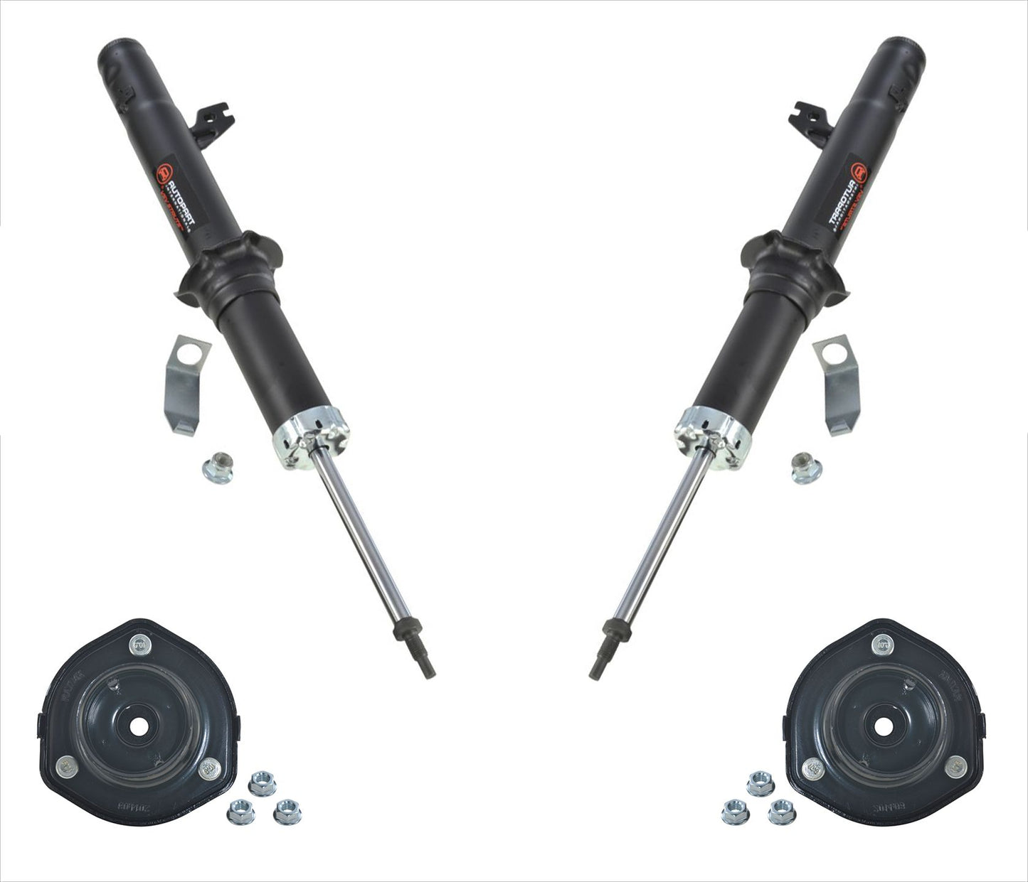 Se adapta a puntales delanteros Trans automáticos Mazda 6 09-13 con soportes de puntal superior, 4 piezas