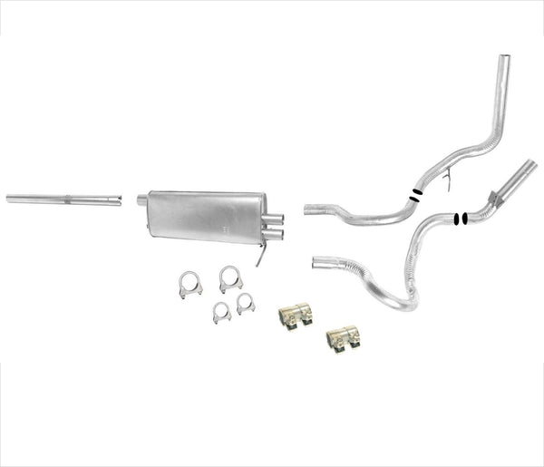 88-1997 Ford Pick Up F250 5.8L más de 8500LB GVW 133 155 WB Sistema de escape silenciador