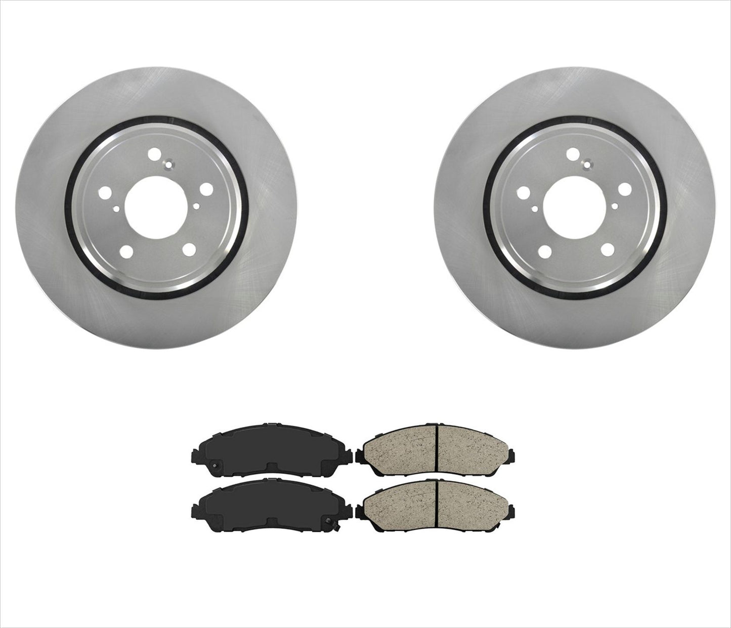 Front Brake Rotors Brake Pads Fits for Honda Pilot 3pc Kit 16-19
