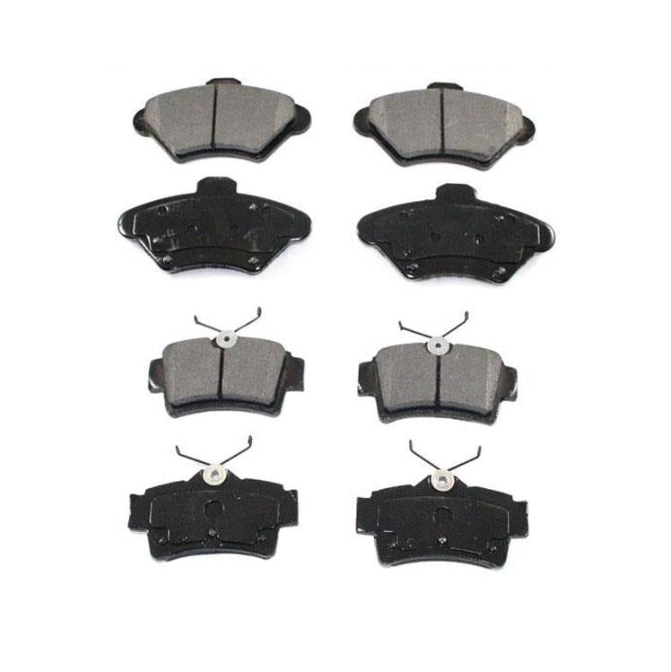 Front and Rear Ceramic Brake Pads FIts Ford Mustang 1994-1998 2pc Kit