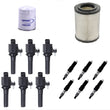 Filters Ignition Coils Platinum Plugs Fits For 06-09 Chevrolet Trailblazer 4.2L