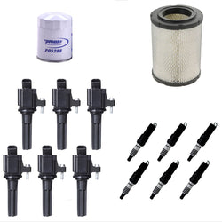 Filters Ignition Coils Platinum Plugs Fits For 06-09 Chevrolet Trailblazer 4.2L
