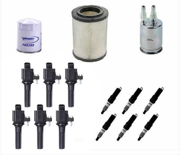 Filters Ignition Coils Platinum Plugs Fits For 02-05 Chevrolet Trailblazer 4.2L