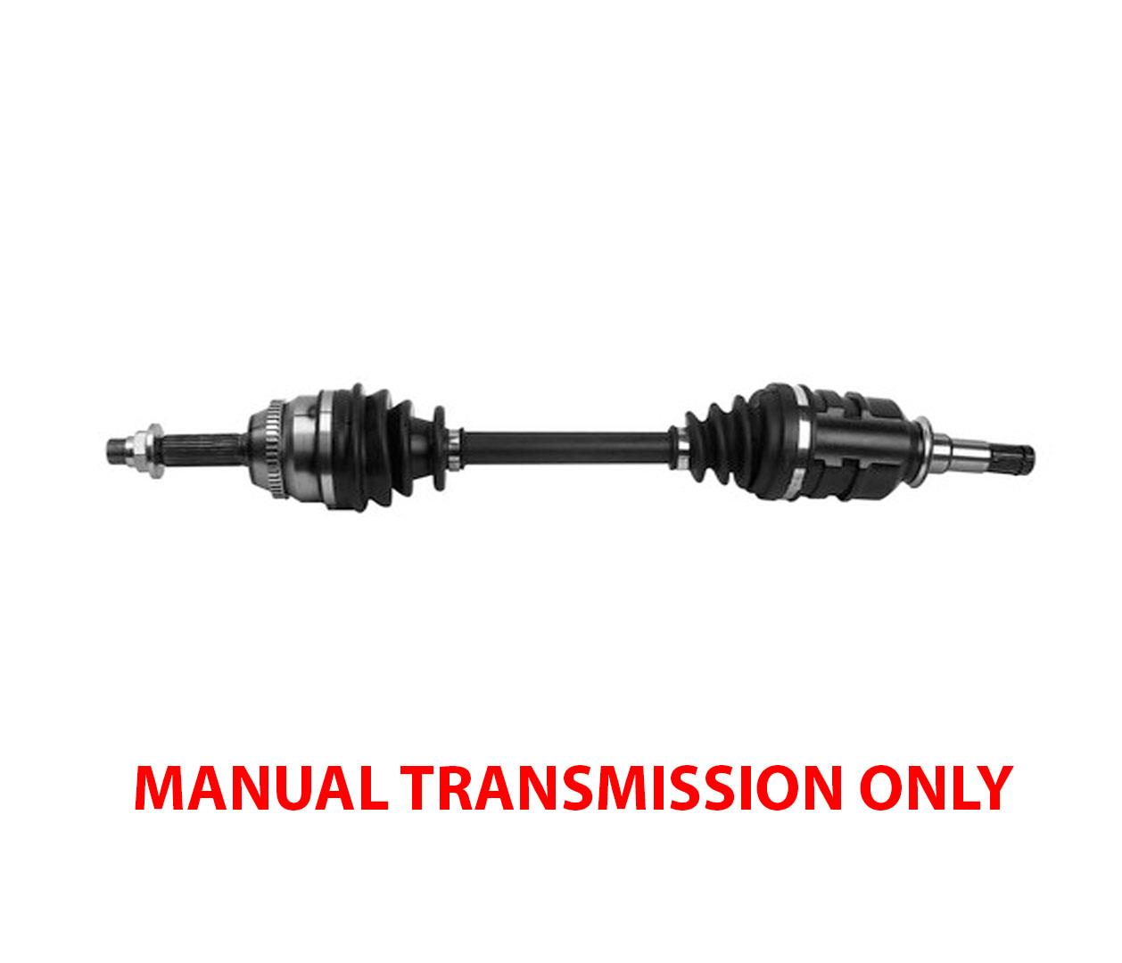Eje delantero izquierdo CV nuevo para Toyota Corolla 1.8L transmisión manual 03-08