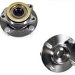 Conjunto de cubo y cojinete de rueda delantera de 2 PTC para 4 ruedas ABS 07-12 Nissan Versa