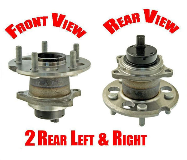 (2) Rear Wheel Hub Bearing Fits Toyota SIENNA 04-10 Front Wheel Drive