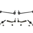 Front Suspension L & R Side Tie Rod Ends and Sway Bar Kit for 01-03 BMW 525i E39