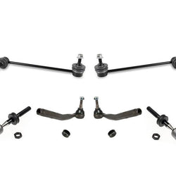 Front Suspension L & R Side Tie Rod Ends and Sway Bar Kit for 01-03 BMW 525i E39