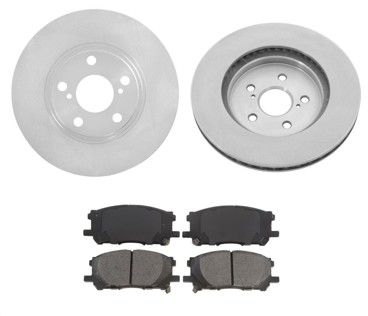 Fits For 2002-2003 Lexus RX300 Front Brake Rotors Rotor & Ceramic Pads