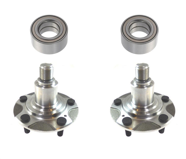 (2) New FRONT Wheel Bearing With Hub Kits For 2000-2009 Honda S2000