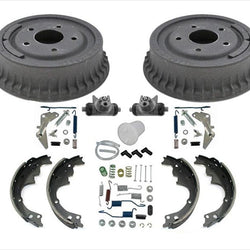 Brake Drums Brake Shoes Springs 9pc Kit For Chevrolet Monte Carlo SS 85-88
