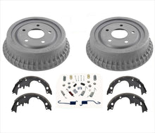 Rear Brake Drums & Brake Shoes For 1975 1977 1978 1979 1981 Chevrolet Camaro