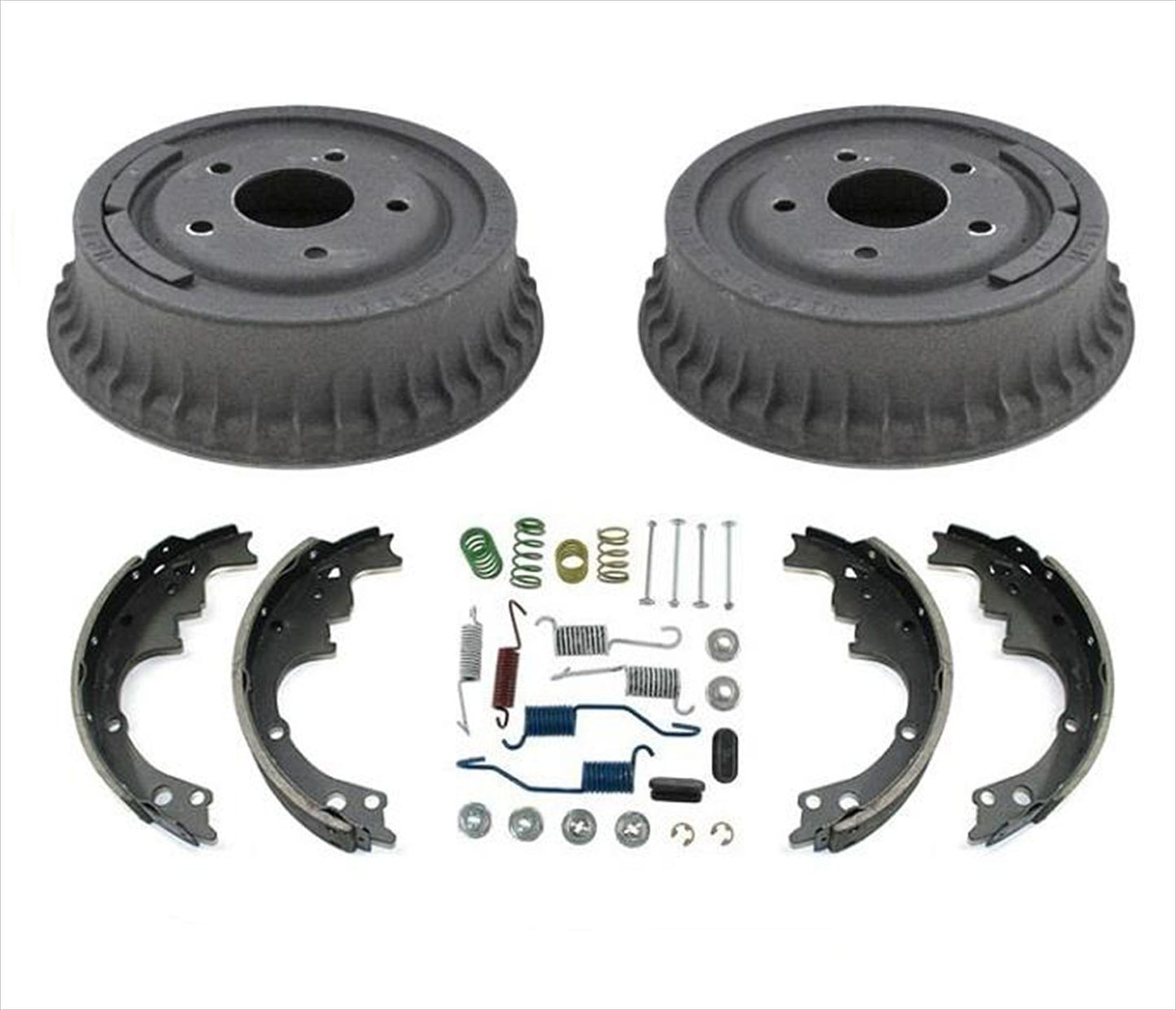 Brake Drums Brake Shoes Springs 4pc Fits For Chevrolet Monte Carlo SS 1978-1988