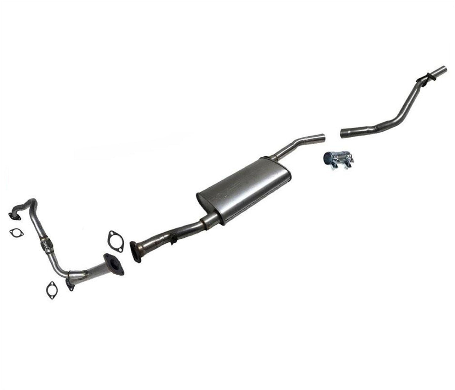Silenciador de tubo del sistema de escape 3.3L para Nissan Xterra 00-02 4 ruedas motrices 4X4