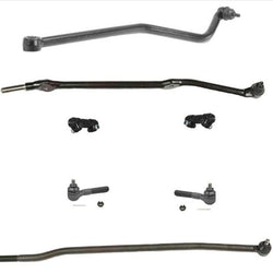 Drag Link Tie Rods Track Bar Kit For 93-98 Jeep Grand Cherokee V8 Engine Only
