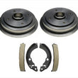 New Rear Drums & Rear Brakes Shoes Fits For Suzuki Swift 97-2000 WITHOUT ABS