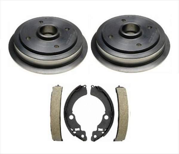 New Rear Drums & Rear Brakes Shoes Fits For Suzuki Swift 97-2000 WITHOUT ABS