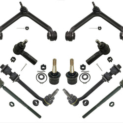 16MM Inn & Out Tie Rod Kit For OE Rack # 52113237 Control Arms BJ Bushings 10pc