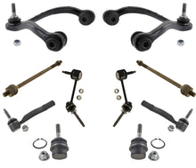 for 03-11 Lincoln Town Car Upper Control Arm Ball Joints Tie Rods 10 Pcs Kit