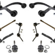 for 03-11 Lincoln Town Car Upper Control Arm Ball Joints Tie Rods 10 Pcs Kit
