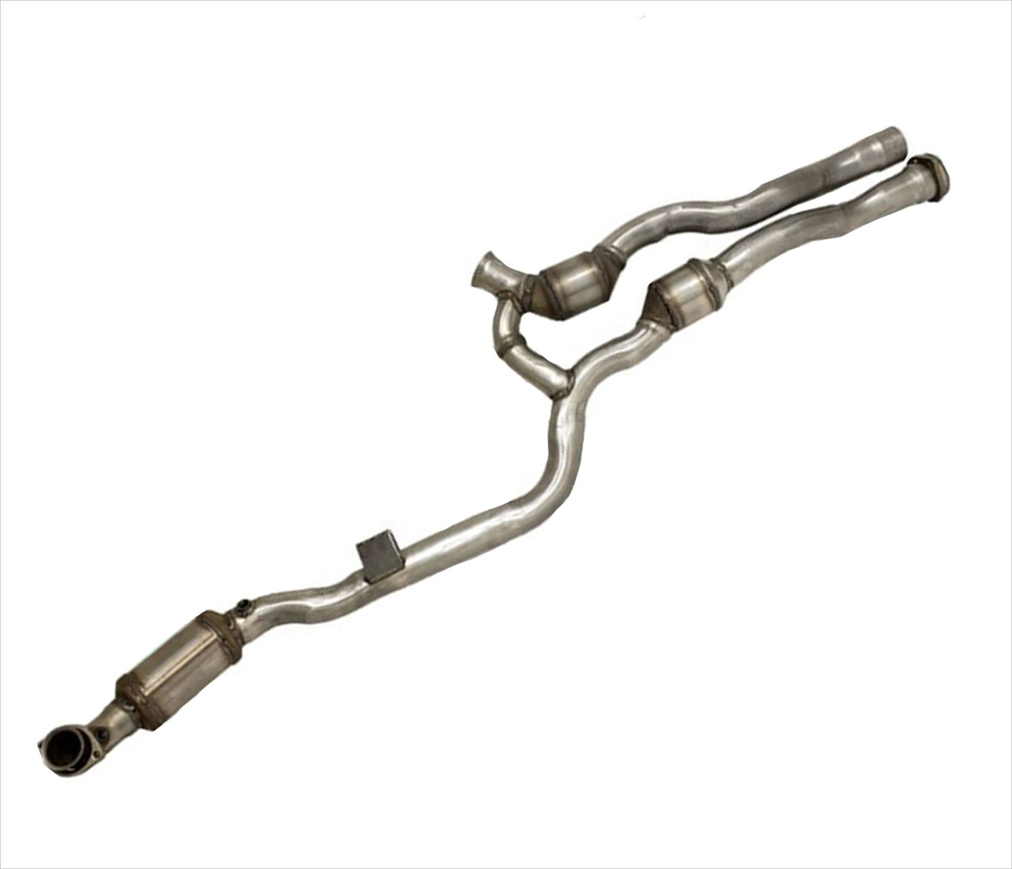 Left Pipe With (3) Catalytic Converters Fits For 04-06 Mercedes Benz E55 AMG