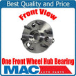 ONE Front Wheel Hub Bearing Assembly 6 Stud 4x4 for GM Yukon Tahoe 1995-1999