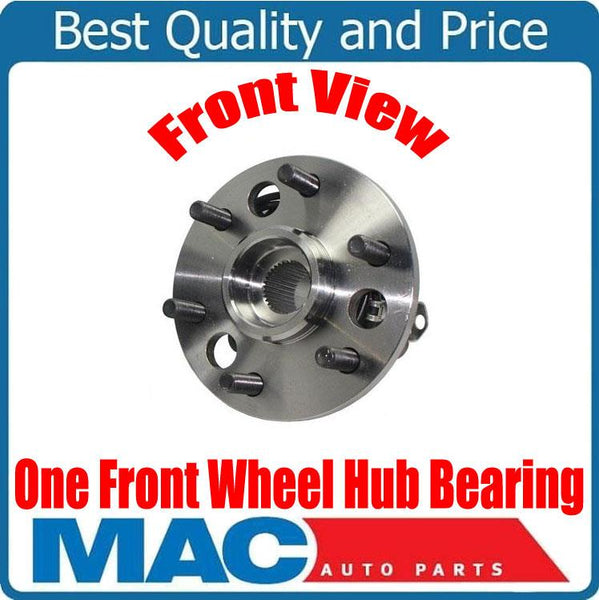 ONE Front Wheel Hub Bearing Assembly 6 Stud 4x4 for GM Yukon Tahoe 1995-1999