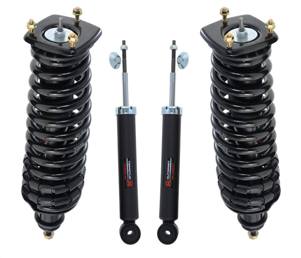 Fits 98-03 ML320 Without Spare Tire Rear Complete Struts & Front Shocks
