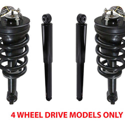 Front Struts Rear Shocks for Chevrolet Silverado 1500 14-18 4 Wheel Drive