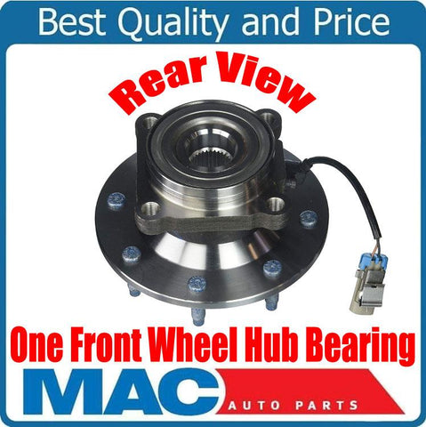 ONE Front 8 Lugs Wheel Hub Bearing for Cadillac with Heavy Duty Pack 2006-2011