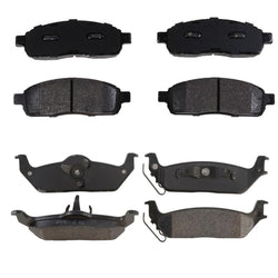 Fits 2004-2009 Ford F150 PICK UP Front & Rear Ceramic Brake Pads