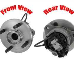 Front L & R Wheel Hub Bearings fits Pontiac G5 with 4 Studs 4 Wheel ABS 07-10