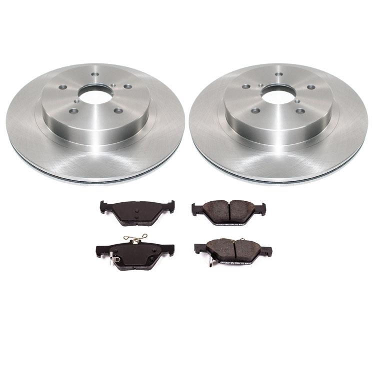 REAR Disc Rotors Brake Pads 3pc fits for Subaru Legacy 2.5L 3.6L 15-19