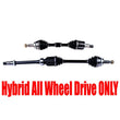 Front Complete Axles for Toyota Highlander Hybrid 4x4 All Wheel Drive 10-13