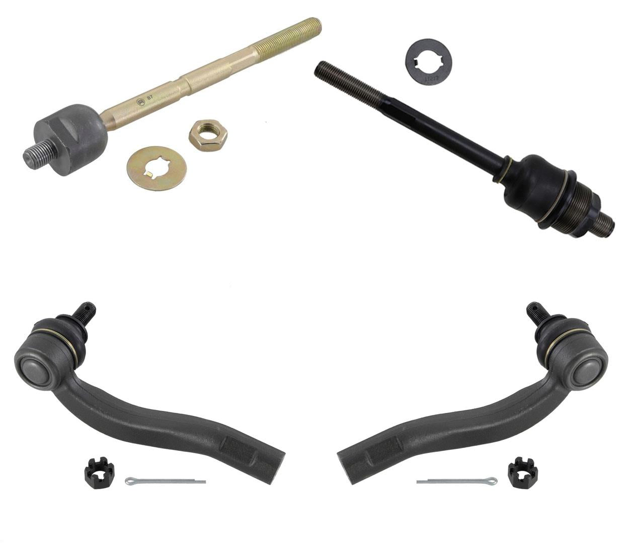 100% Brand New Inner & Outer Tie Rods 4pc Kit for Lexus GS300 1993-1997