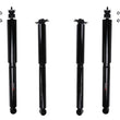 4 Pieces Front & Rear Shock Absorbers fits for Jeep Wrangler 2007-2017