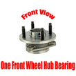 New Front Wheel Hub Bearing for Chevrolet Cobalt NO ABS 4 Studs 2005-2010