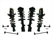 Frt &amp; Rr Kit completo de resortes helicoidales de 8 piezas para Scion Tc automático 05-10