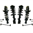 Frt &amp; Rr Kit completo de resortes helicoidales de 8 piezas para Scion Tc automático 05-10