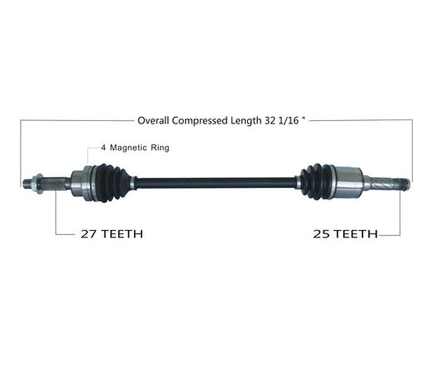 1 Left or Right Rear CV Drive Axle Shaft Fits For Ford Escape 13-18