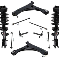 Front Complete Struts Control Arms Tie Rods Links for Dodge Grand Caravan 11-17