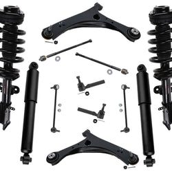 Front Struts & Shocks Control Arms Tie Rods Links for Dodge Grand Caravan 11-16