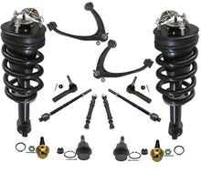 Frnt Struts Upper Arms BJ Tie Rods Links For 14-16 Silverado 1500 4 Wheel Drive